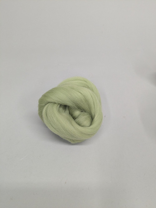 Vlna rouno plstění předení pistácie pastel 20g