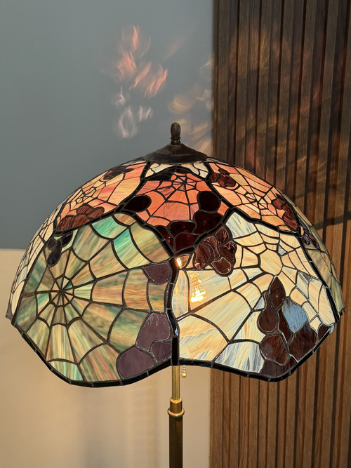 Tiffany klobouk "Pavučina"