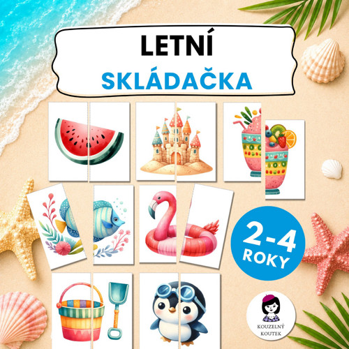 Letní skládačka | Puzzle | Léto | Prázdniny