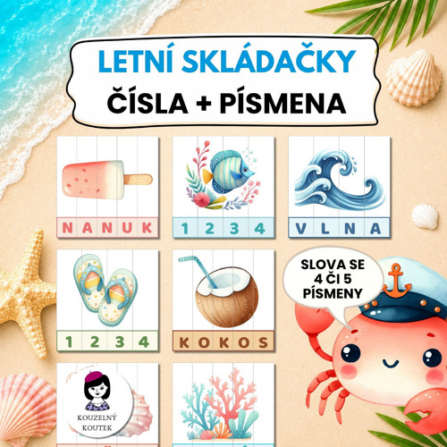 Letní skládačky | Puzzle | Léto | Prázdniny