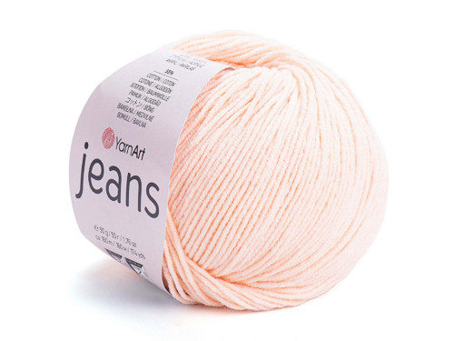 Pletací příze Jeans 50 g - lososová