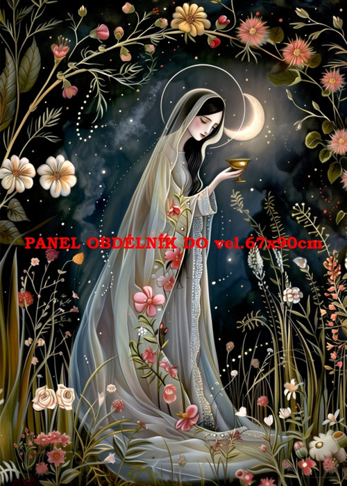 Látkový panel 18x25 cm skladem