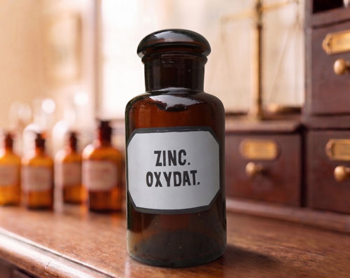 Zinc. Oxydat...lékárenská lahev