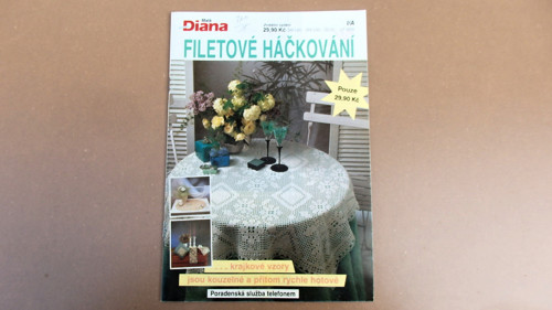 Filetové háčkování — foto 1