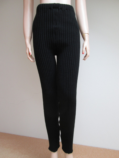 Kamaše s bavlnou - černé M/L v.190 cm