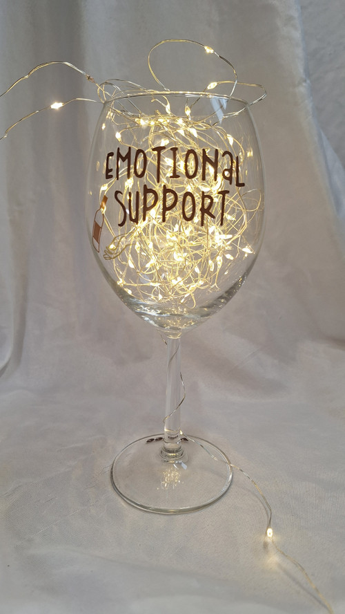 Sklenice "Emotional support" - velká — foto 1