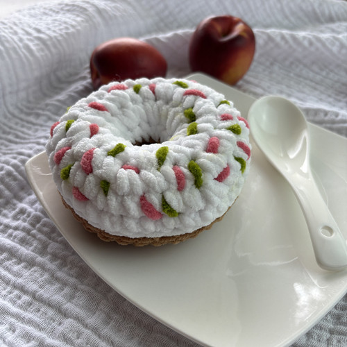Háčkovaný heboučký donut — foto 1