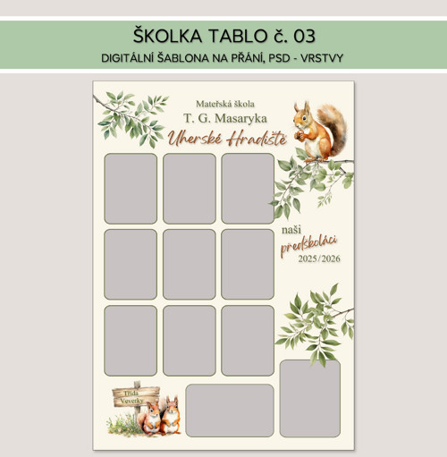 Školka - TABLO č. 3