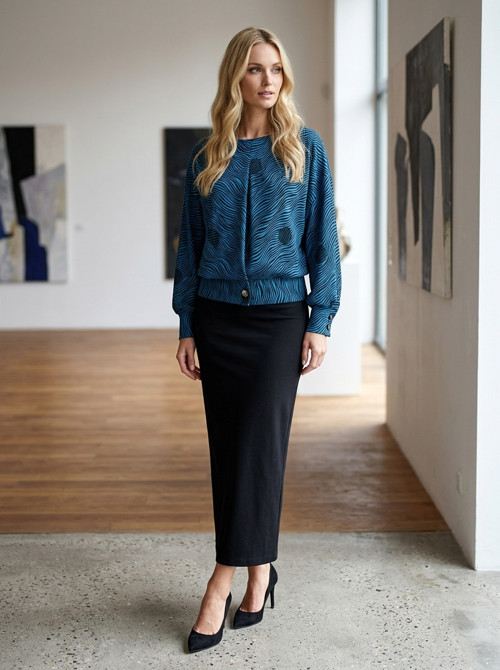 Elegantní módní halenka.