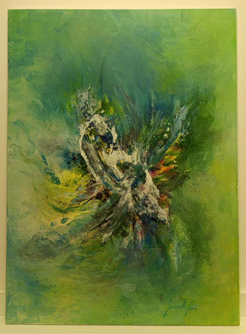 402. Bájný pták, 75x55 cm