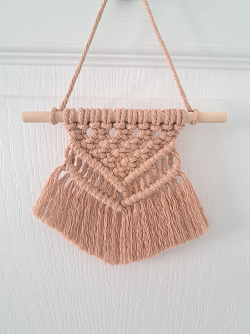 Mini macrame na zeď
