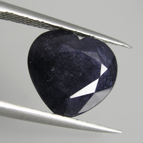 Přírodní Safír, Night Blue, 6,79 ct.,11,8x12,8 mm