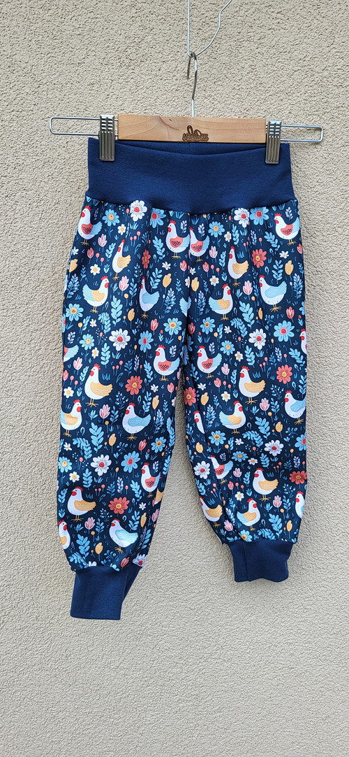 Slepičkové softshellové kalhoty 92/98