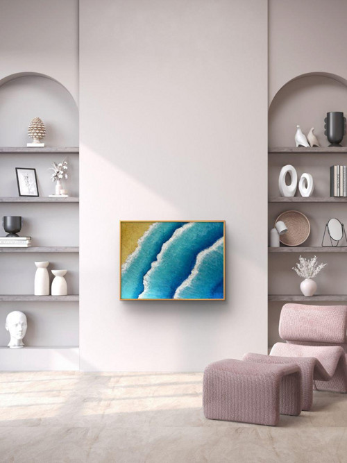 Obraz "Smaragdové vlny "