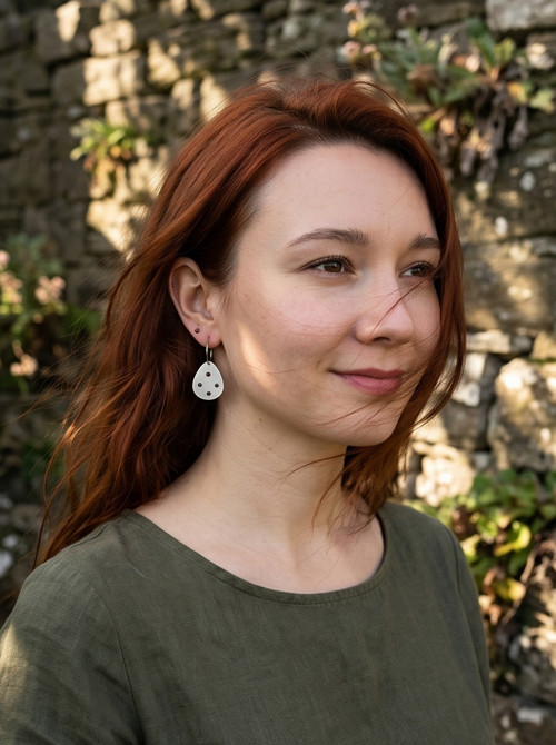 Garnet Teardrop – náušnice s českými granáty