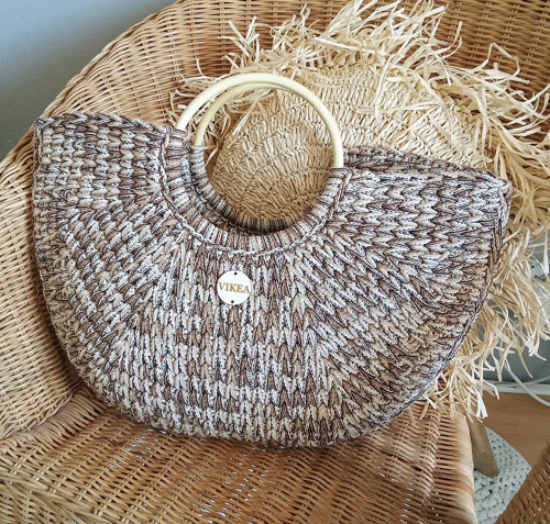 Háčkovaná kabelka Summer Bag Mocca