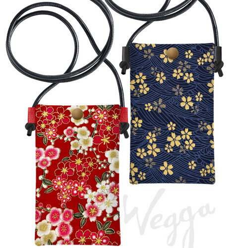 1ks > Crossbody mobil aj. > Sakura červená