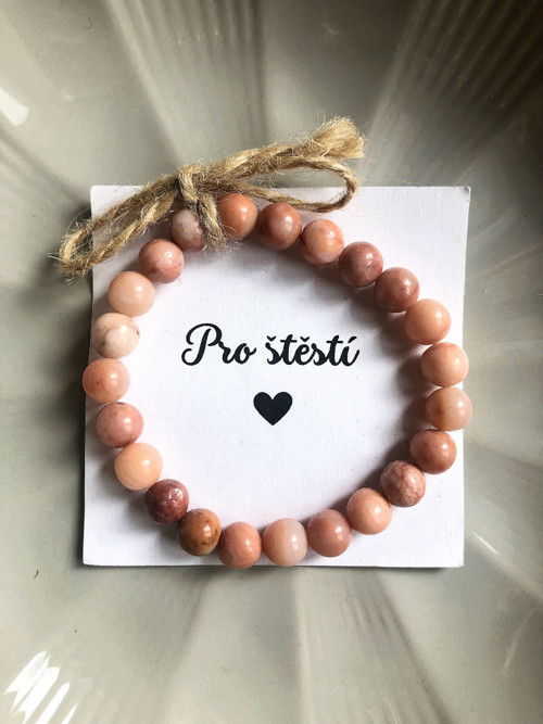 Minerální náramek "Pro štěstí"