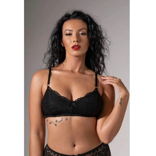 Bavlněná braletka LACE ELEGANCE (Vel. M) — foto 1