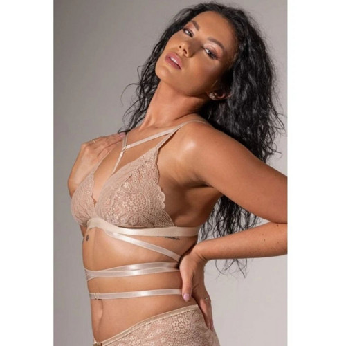 Braletka BELLA STRAP PŘIROZENOST (Vel. M)