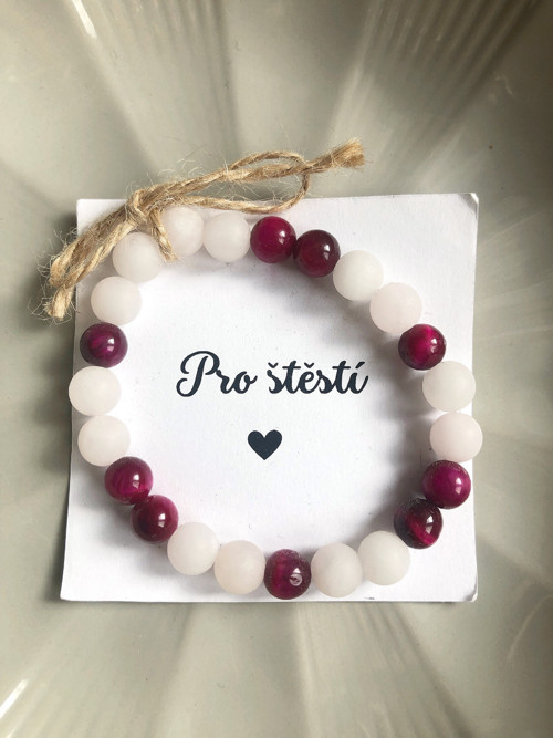 Minerální náramek "Pro štěstí"