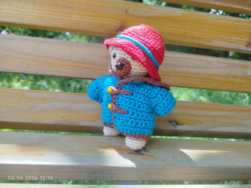 HANDMADE Amigurumi Bear 4,5" (5")