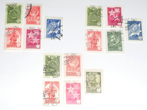 5x poštovní ZNÁMKA • SSSR, 1976