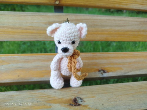 Handmade Amigurumi Bear 4"