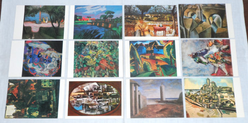 12x čistá umělecká POHLEDNICE • Národní galerie