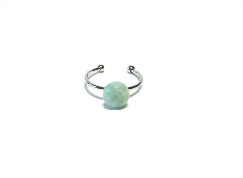 Larimar, prsten chirurgická ocel