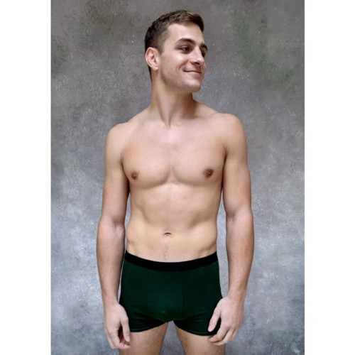 Boxerky MIKE tmavě zelené (Vel. M)
