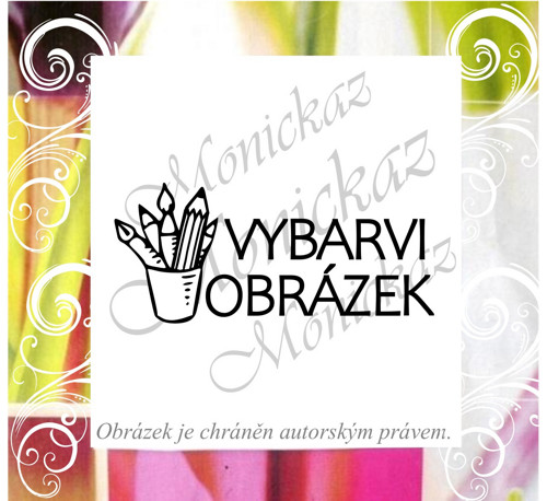 Vybarvi obrázek 2611. Razítko