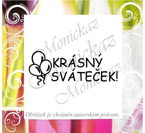 Krásný svátek 2633. Motivační razítko.