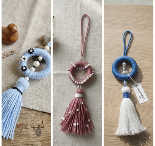Boho přívěsek/Sada 3 kusů