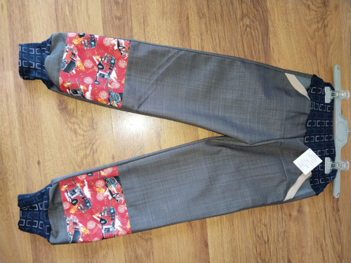 Jarní softshell kalhoty 116