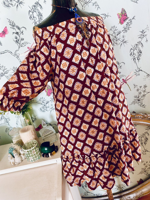 Šatotunika retro hippie — foto 1