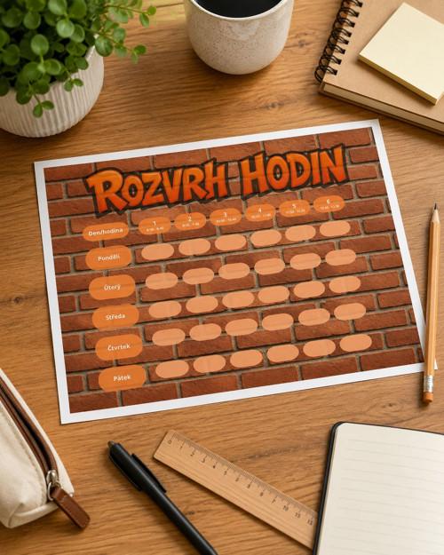 Rozvrh hodin pro teenagery