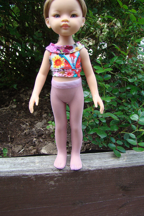 Paola Reina 32 cm - starorůžové punčošky