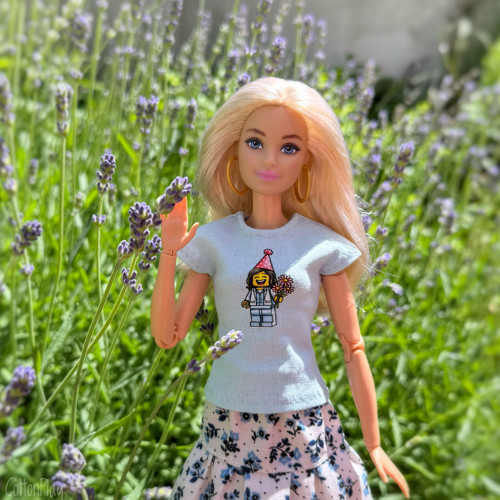 Lego - Tričko pro Barbie - světle modré — foto 1