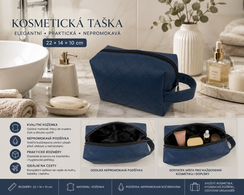 Kosmetická Taška - Koženka