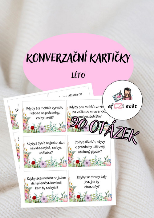 Konverzační kartičky - LÉTO