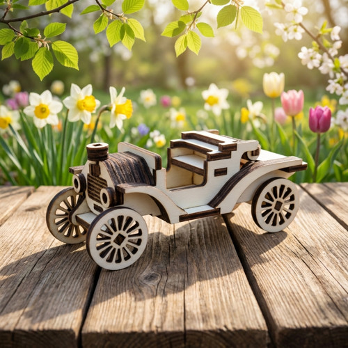 Skládačka Ford T ve formě puzzle