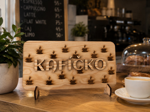 Cedulka kafíčko