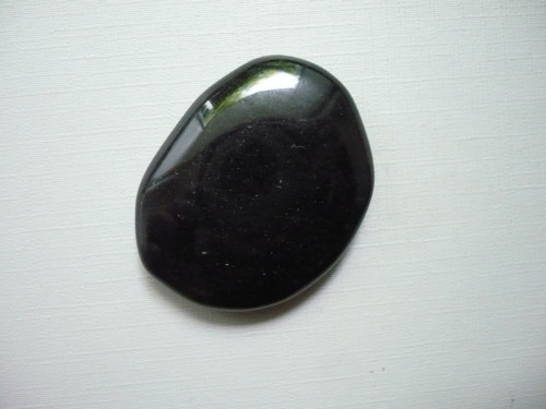 Placka - obsidián 44 mm, č.458w