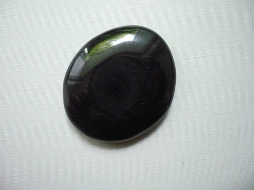 Placka - obsidián 44 mm, č.462w