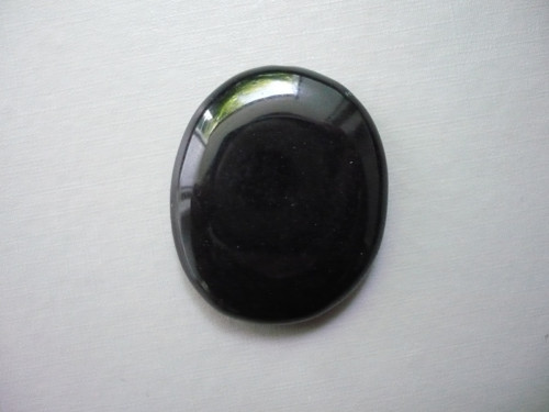 Placka - obsidián 44 mm, č.467w