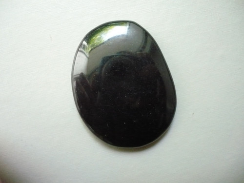 Placka - obsidián 54 mm, č.482w — foto 1