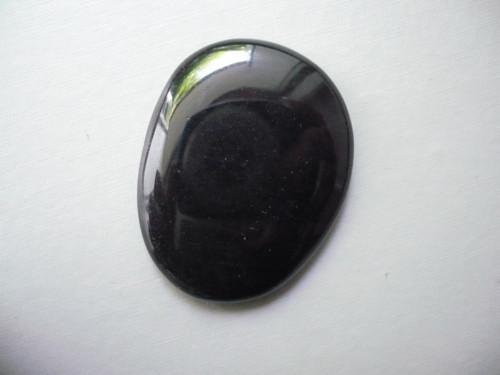Placka - obsidián 55 mm, č.487w — foto 1