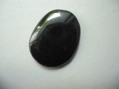 Placka - obsidián 46 mm, č.492w