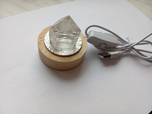 Krystalová lampa teplá na USB č.10